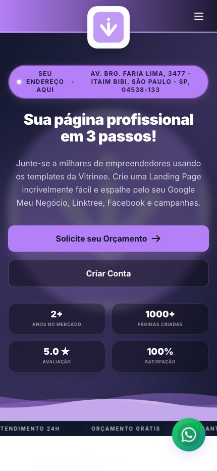 Mobile Template Preview